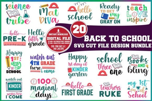 Back to School SVG Cut File Design: A Creative and Practical Resource for Educators, Entrepreneurs, and Craft Enthusiasts
