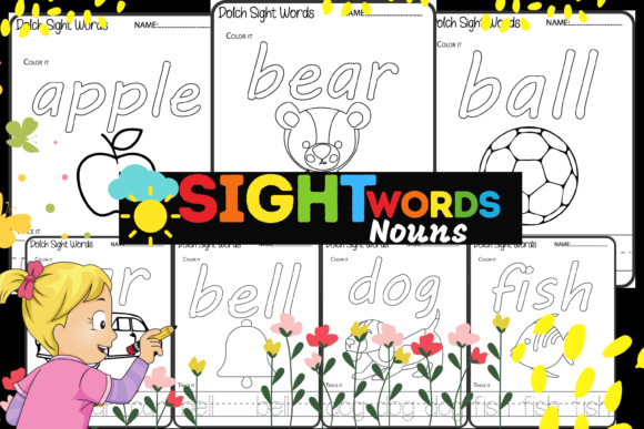 Color and Learn Sight Words: Building Confidence Through Playful Literacy