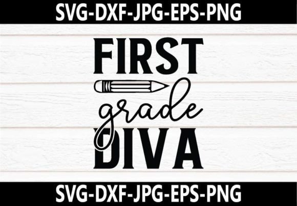 First Grade Diva SVG Design: A Vibrant Toolkit for Early Learning Expression