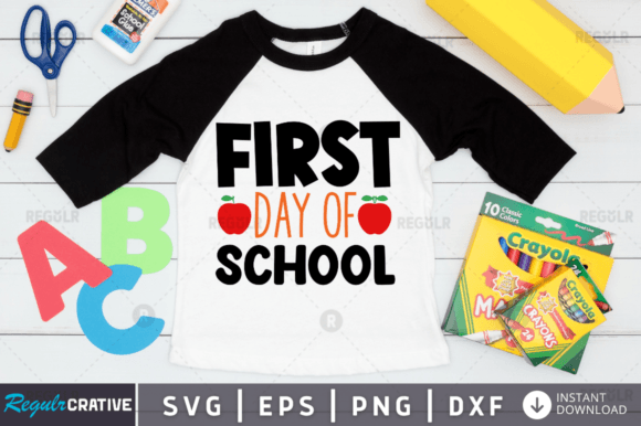 FREE First Day of School SVG Design