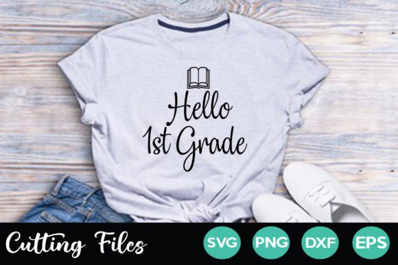 Hello 1st Grade: Back-to-School SVG Bundle